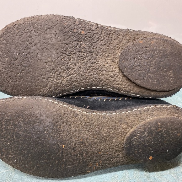 Sorel Joplin Blue/Black Suede Leather Moccasin Boots Size 8 Women's - Picture 9 of 12